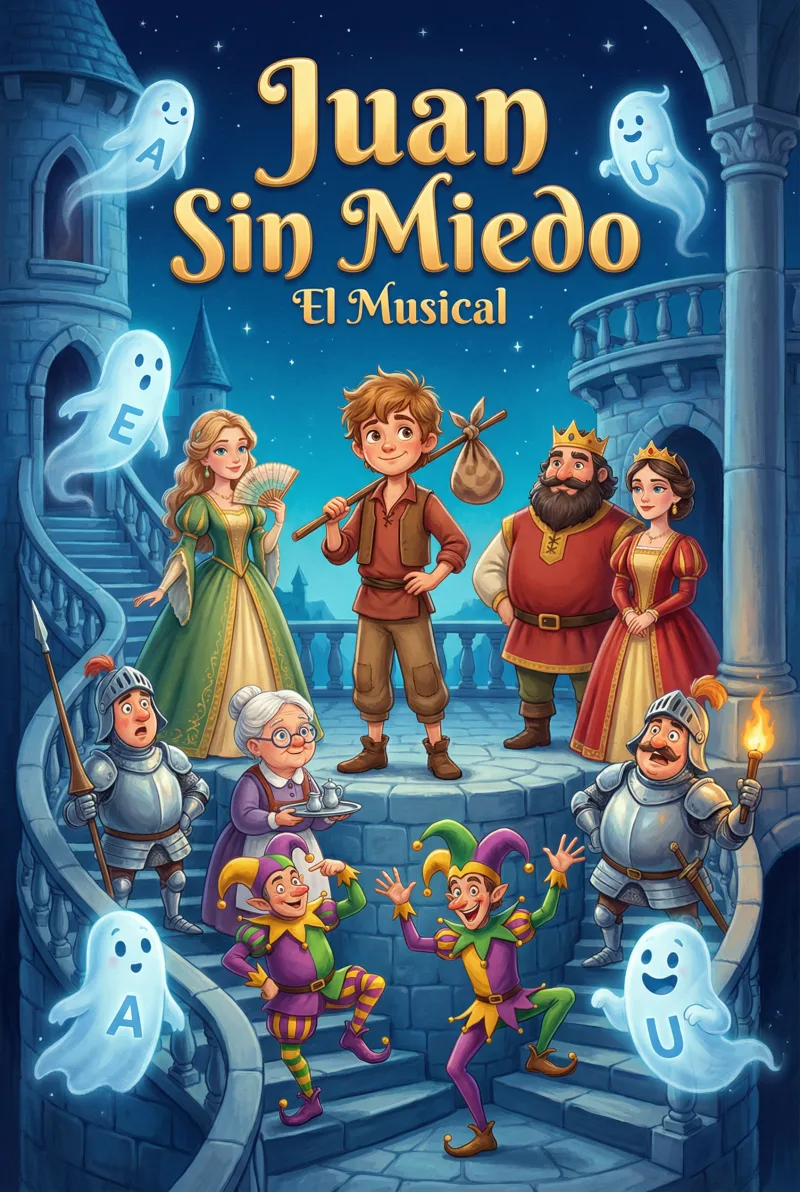 Cartel del espectáculo La aventura de Juan sin Miedo - Aventura fantástica (Infantil · Primaria)